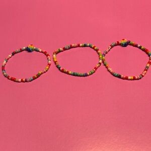 Colorful Beaded Kids Bracelets